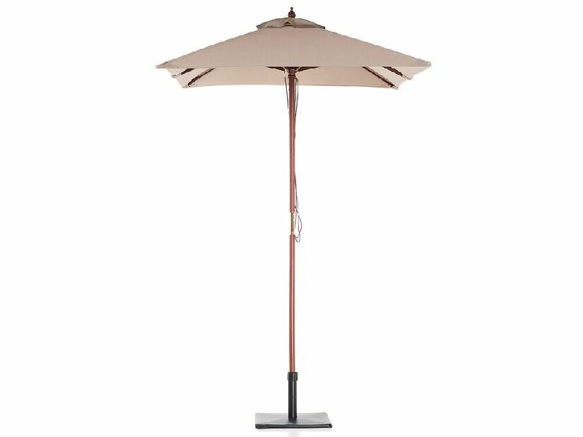 Umbrelă de grădină 144 cm FLAME (lemn) (bej nisipiu)