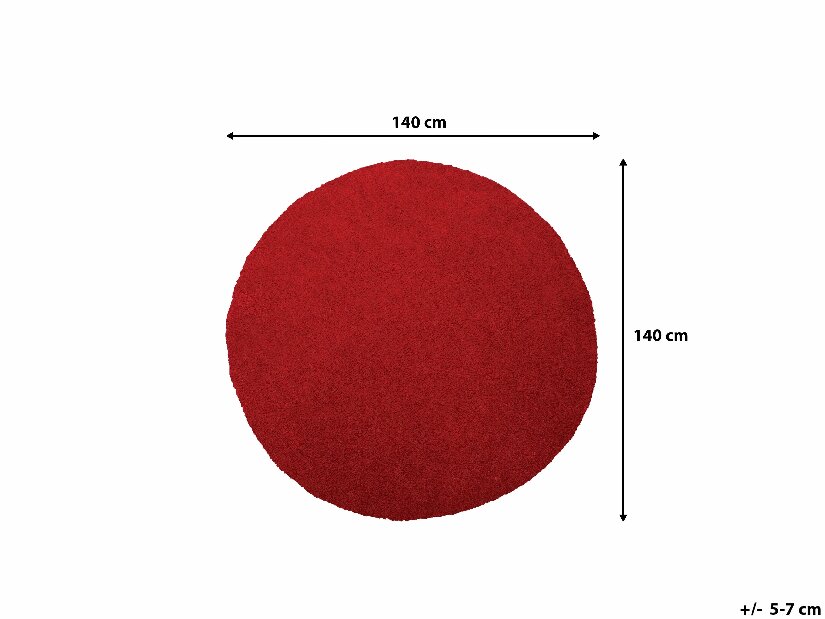 Covor 140 cm Damte (roșu)