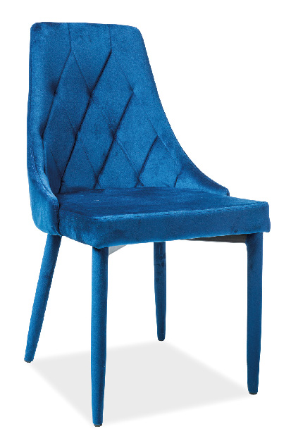 Scaun de sufragerie Tackley Velvet (albastru)