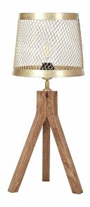 Lampă de masă Belarmino (lemn închis)