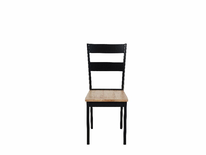 Set 2 buc. scaune pentru sufragerie Georgi (negru) *vânzare stoc