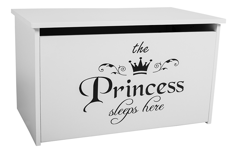 Cutie de depozitare pentru copii Davina (alb + princess)