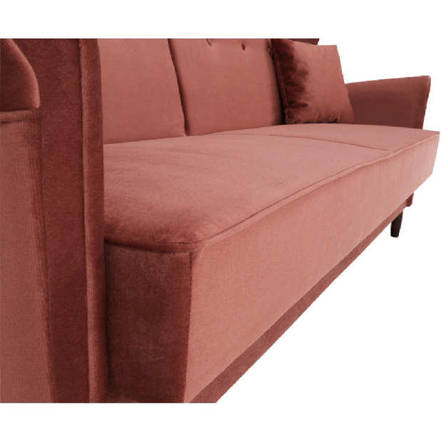 Canapea trei locuri Calista (roz)