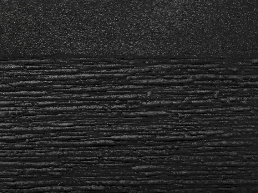 Ghiveci PAROLE 46x50x50 cm (ceramică) (negru)