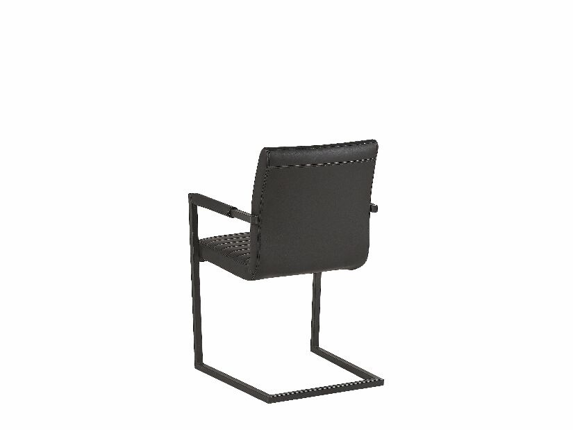 Set 2 buc. scaune de sufragerie BAFORA (negru)