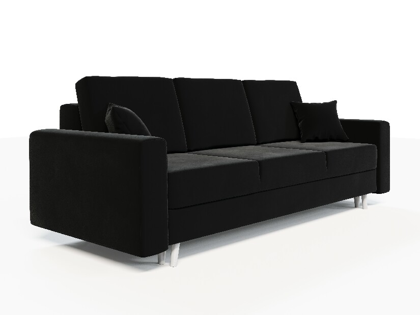 Canapea extensibilă Kineton (negru)