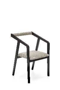 Scaun de sufragerie Aspull (negru + gri maro)