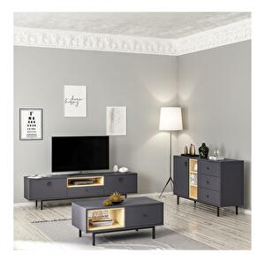 Mobilier living Natty (antracit)