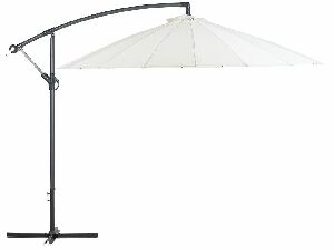 Umbrelă de grădină 268 cm CALISA II (poliester) (bej deschis)