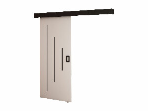 Uși culisante 90 cm Bethany Y (alb mat + negru mat)