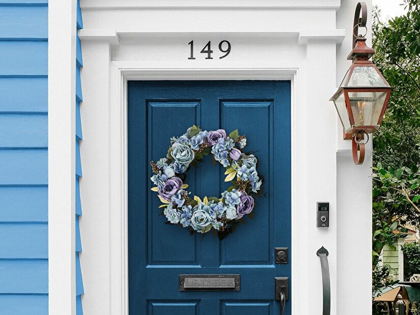 Coroniță de ușă ø 50 cm Gilbert (albastru)