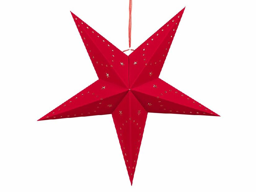 Set 2 buc stele suspendate 60 cm Monti (roșu)