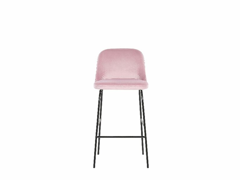 Set 2 buc. scaune tip bar NEKKE (roz)