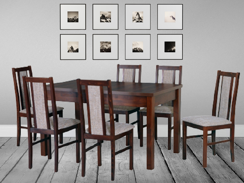 Set masă scaune pentru sufragerie Aldon (pentru 6 până la 8 persoane)