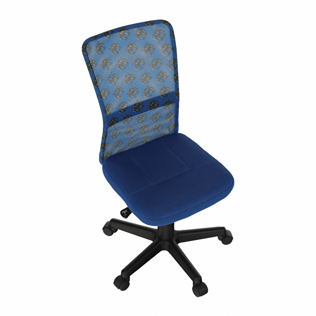 Scaun rotativ pentru copii Gofry (albastru)