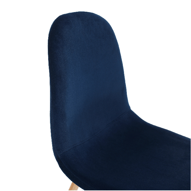 Scaun de sufragerie Angelique (albastru + fag)