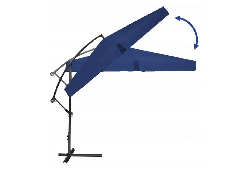 Umbrelă de grădină Rona 2 (albastru închis)