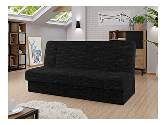 Canapea cu trei locuri Limanda (negru) *resigilat