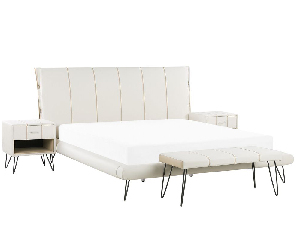 Dormitor BETTEA (cu pat inclus 180x200 cm) (alb)