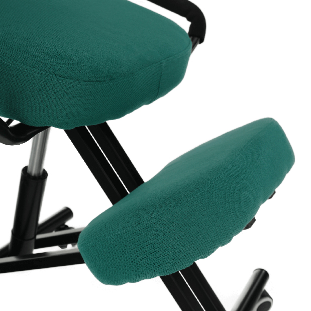 Fotoliu ergonomic de birou Rusu (verde + negru)