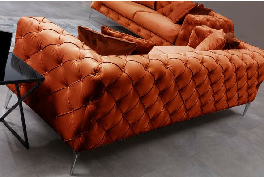 Canapea trei locuri- Asir Collo (portocaliu)