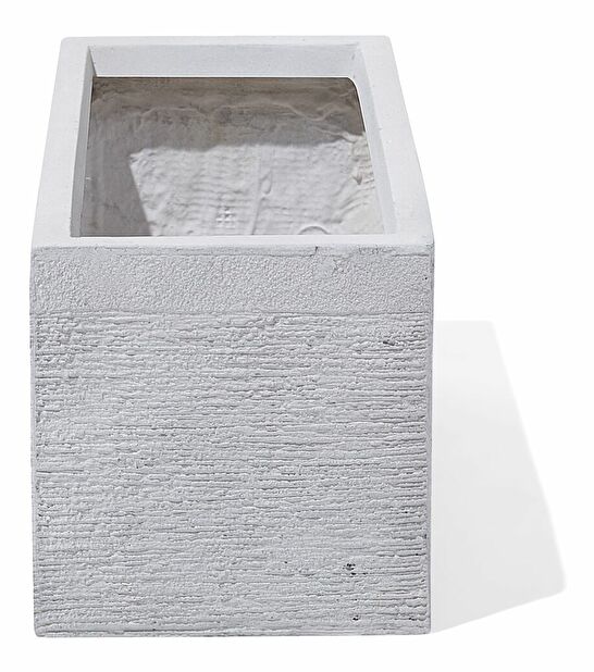 Ghiveci MIMA 24x50x23 cm (ceramică) (alb)