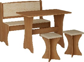 Set masă scaune pentru sufragerie Joette monaco (cu taburete) (pentru 4 persoane)