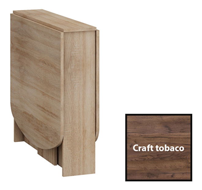 Masă de sufragerie Expert 2 B (pentru 4 6 persoane) (Craft tobaco) *vânzare stoc