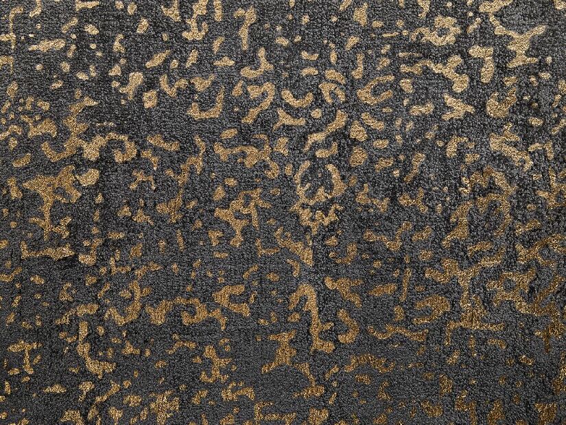 Covor 160x230 cm ELSE (stofă) (gri + auriu)