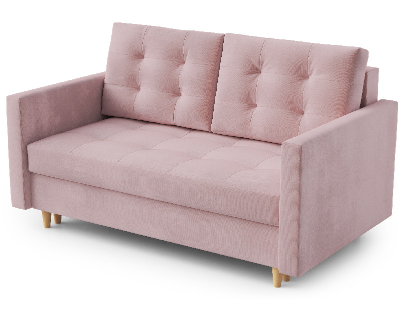 Canapea două locuri Jennifer (roz)