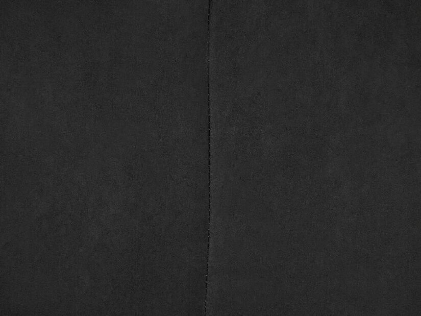 Fotoliu masaj HEROND (piele artificială) (negru)