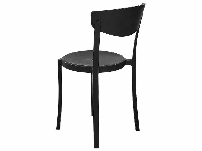 Set de 8 scaune de sufragerie Valkyrja (negru) 