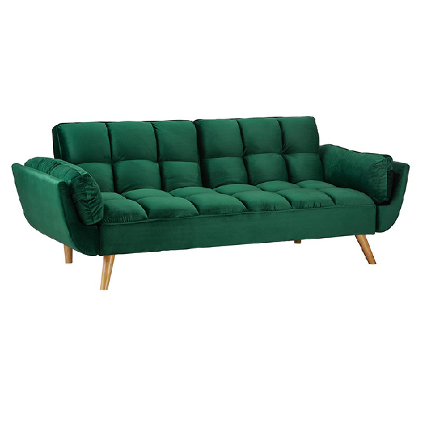 Canapea extensibilă Karzen (verde) *vânzare stoc