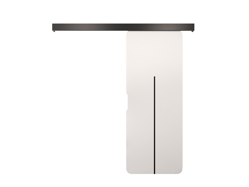 Uși culisante Oneil X (alb mat + negru mat)