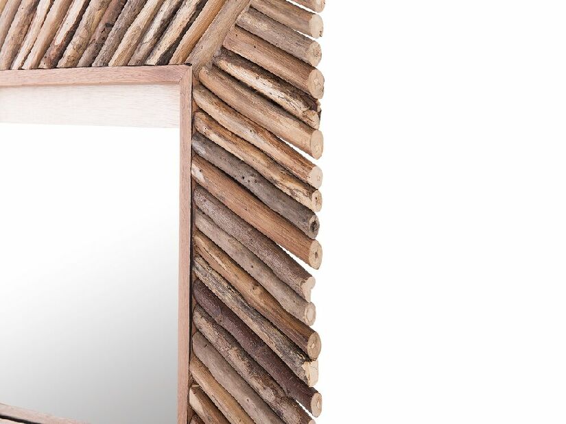Oglindă de perete Kanza (lemn deschis)
