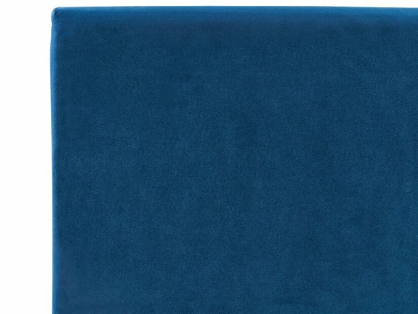 Pat matrimonial 140 cm Ferdinand (albastru) (cu somieră)