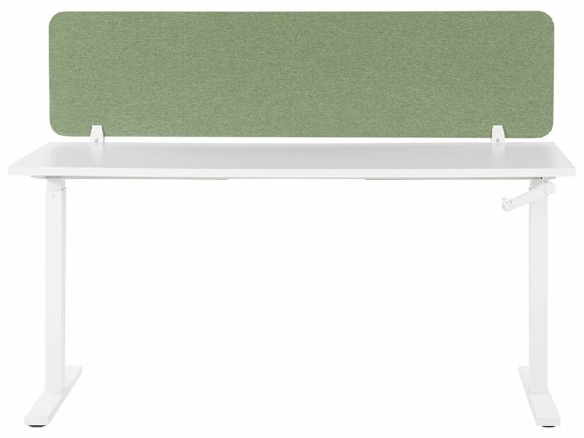 Panou separator birou 180 x 40 cm Walda (verde) 