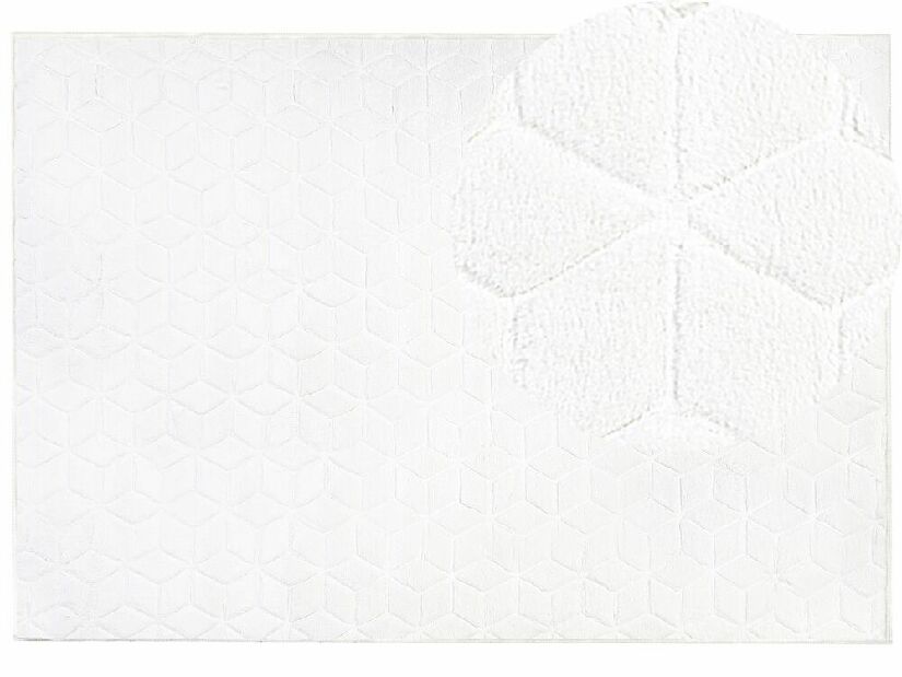 Covor din blană artificială 160 x 230 cm Thae (alb)