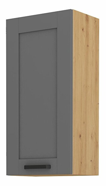 Dulap superior de bucătărie Lucid 45 G 90 1F (Stejar artisan + dustgrey)