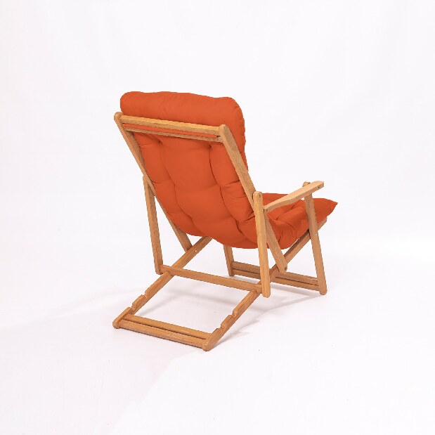 Set masă scaune de grădină (3 buc) Minnie (portocaliu + natural)