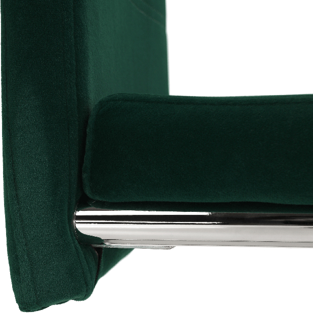 Scaun de sufragerie Canary NEW (smaragd + cusătură)