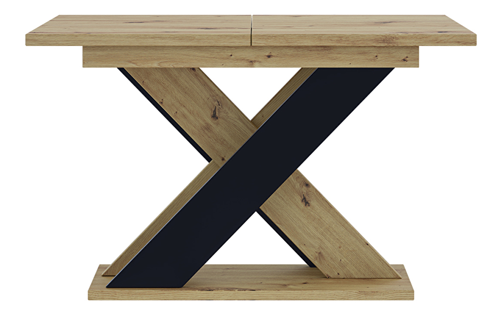 Masă de sufragerie Xalin (artisan + Negru) (pentru 4 până la 6 persoane)