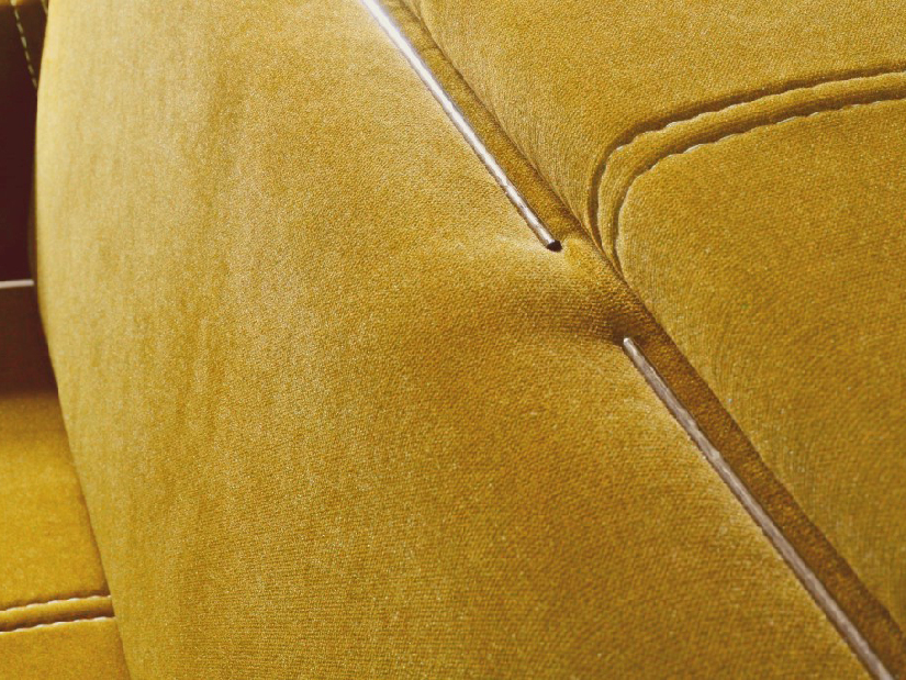 Canapea două locuri Izany (galben)