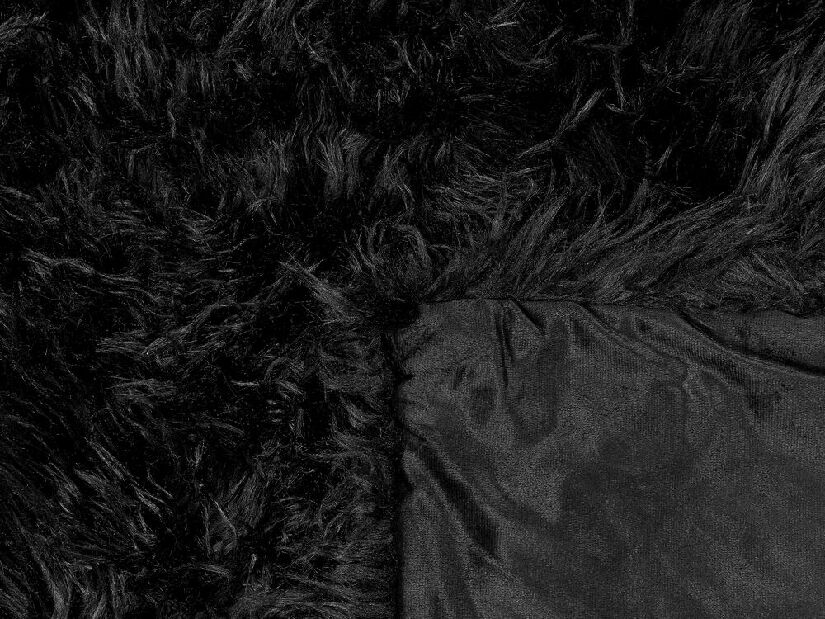Pătură 150 x 200 cm Deli (negru)