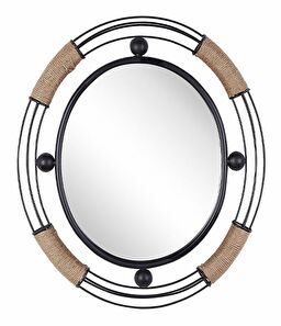 Oglindă de perete Mouza (negru)
