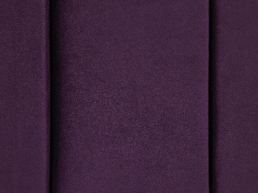 Pat matrimonial 160 cm NAIROBI (violet) (cu somieră și sp. depozitare)