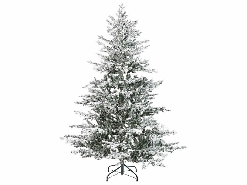Pom de Crăciun 180 cm Bresco (alb) (cu iluminat)