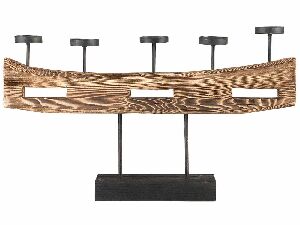 Sfeșnic GARDINER (36 cm) (lemn deschis)