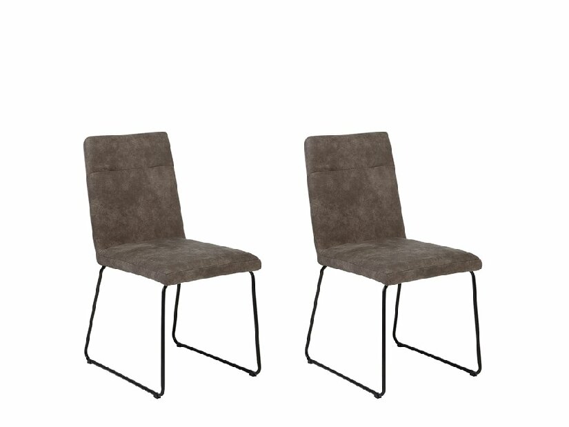 Set 2 buc. scaune pentru sufragerie Neville (maro)