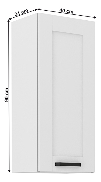 Dulap superior Lesana 1 (alb) 40 G-90 1F 